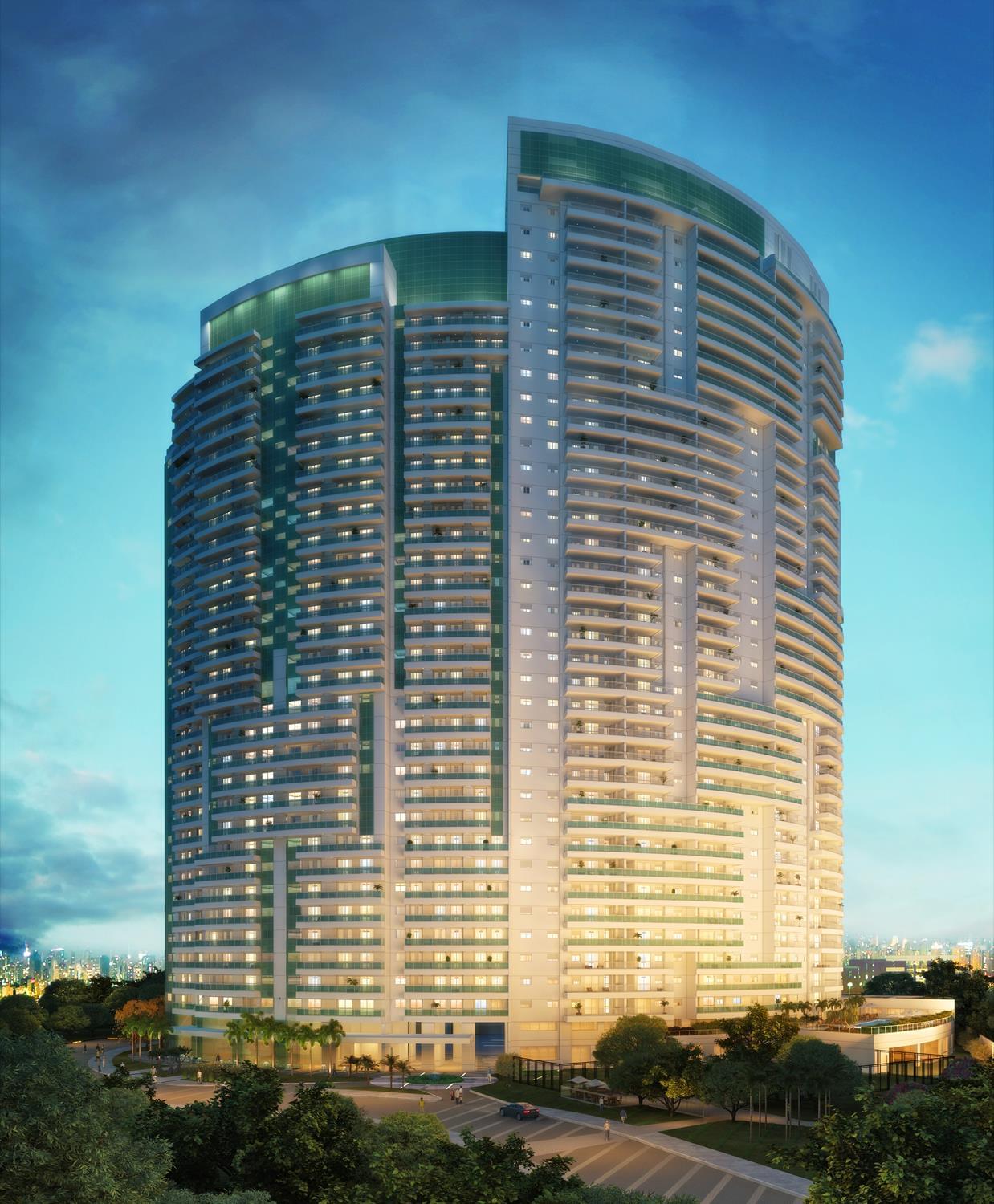 双塔建筑设计-1