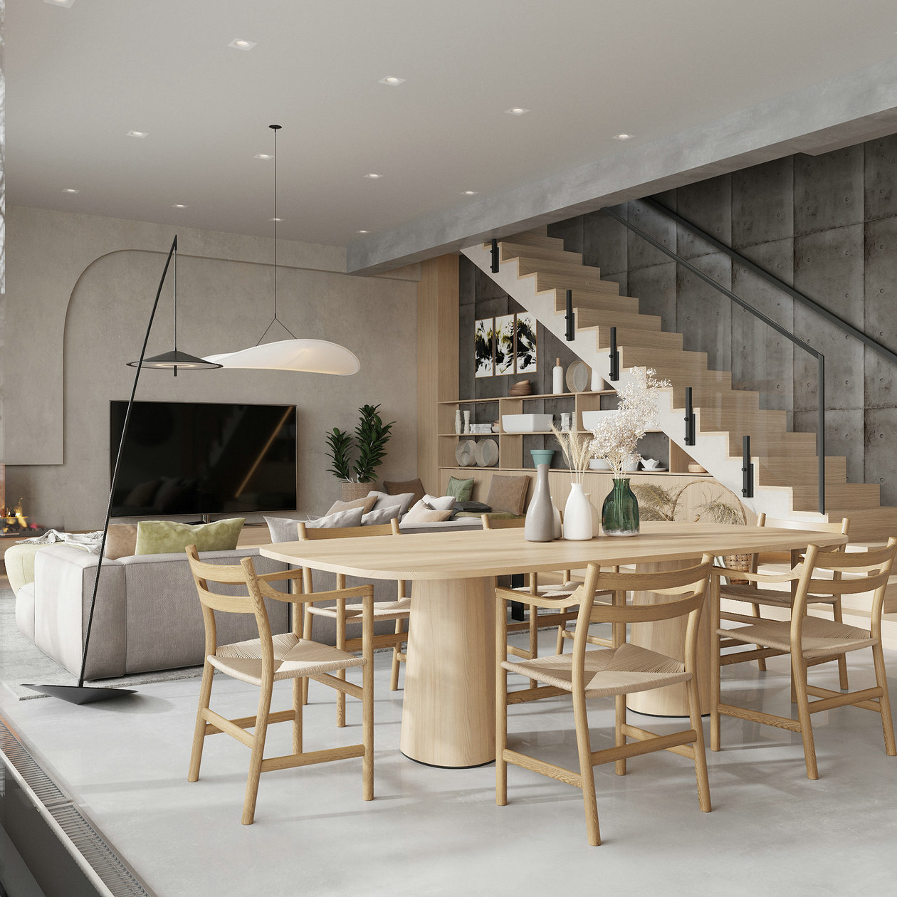 原木+高级灰打造舒适温馨居住空间-9