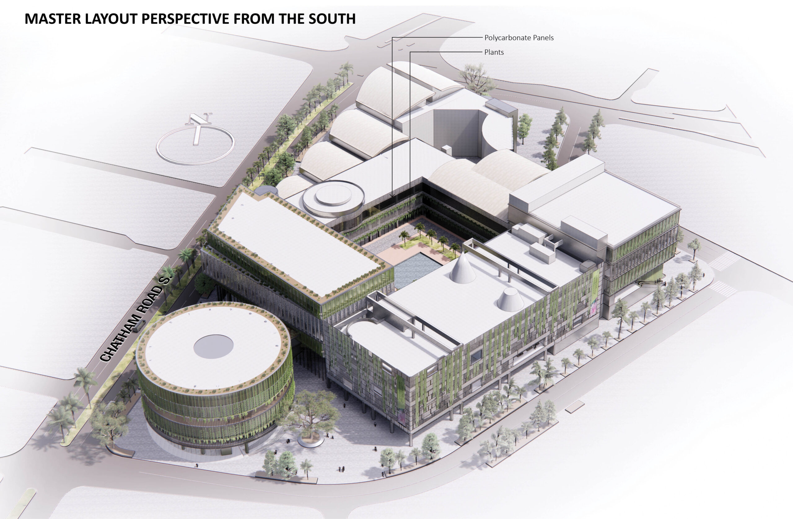 香港科学博物馆垂直花园立面设计-8