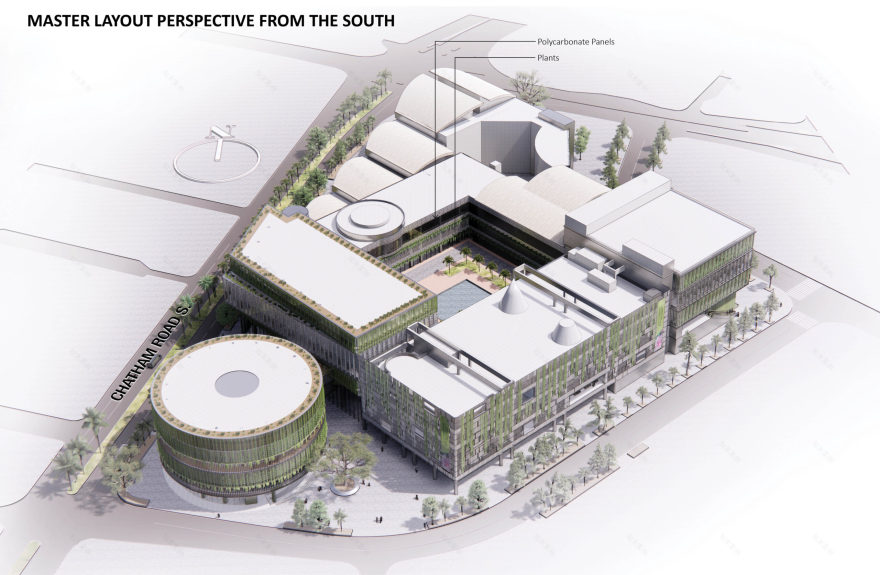 香港科学博物馆垂直花园立面设计-8