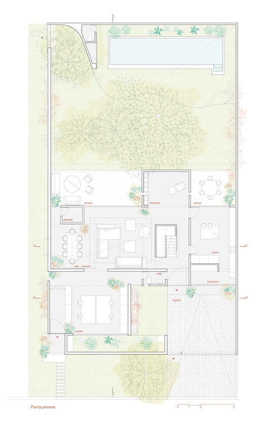 秘鲁 Poniente House · 以光影游戏塑造的沙漠之家丨PeruPiura丨Losada Rodríguez Arquitectos-20