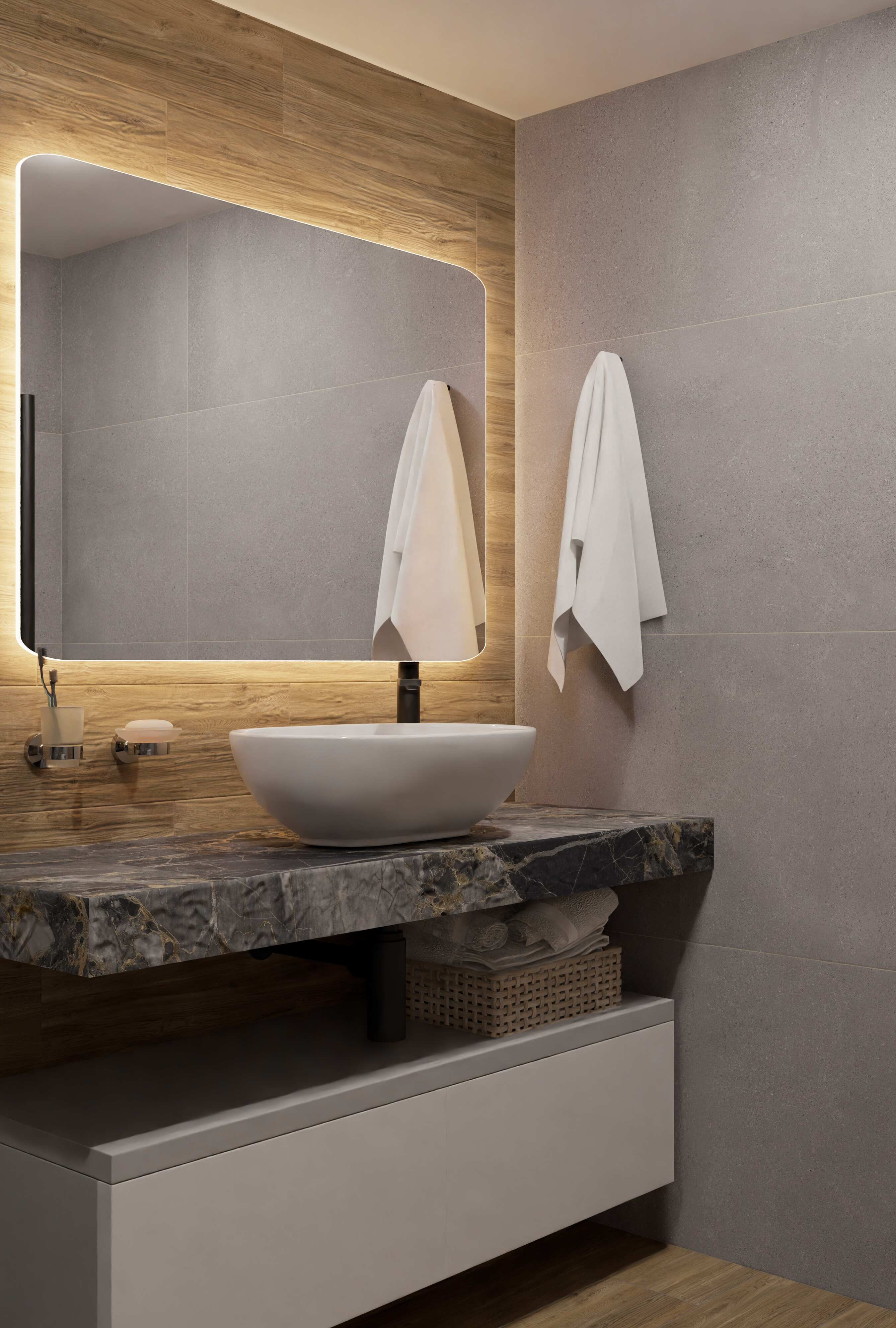 Нейтральная гамма, минимум декора, практичное хранение.-3