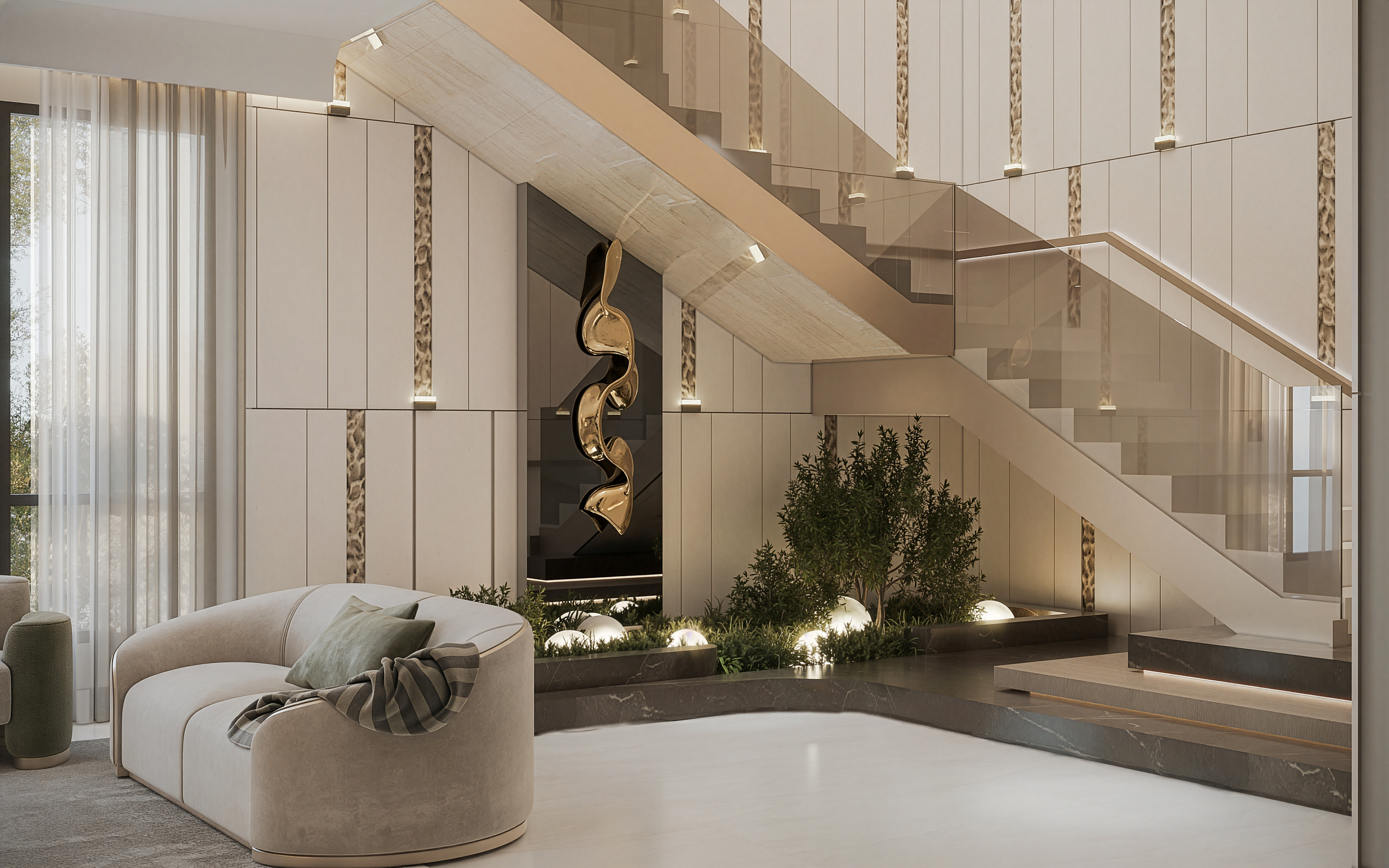 Modern Villa ground floor in KSA-6