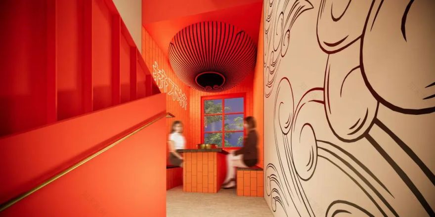 "受气"江湖,重庆硬核餐厅设计解读-31