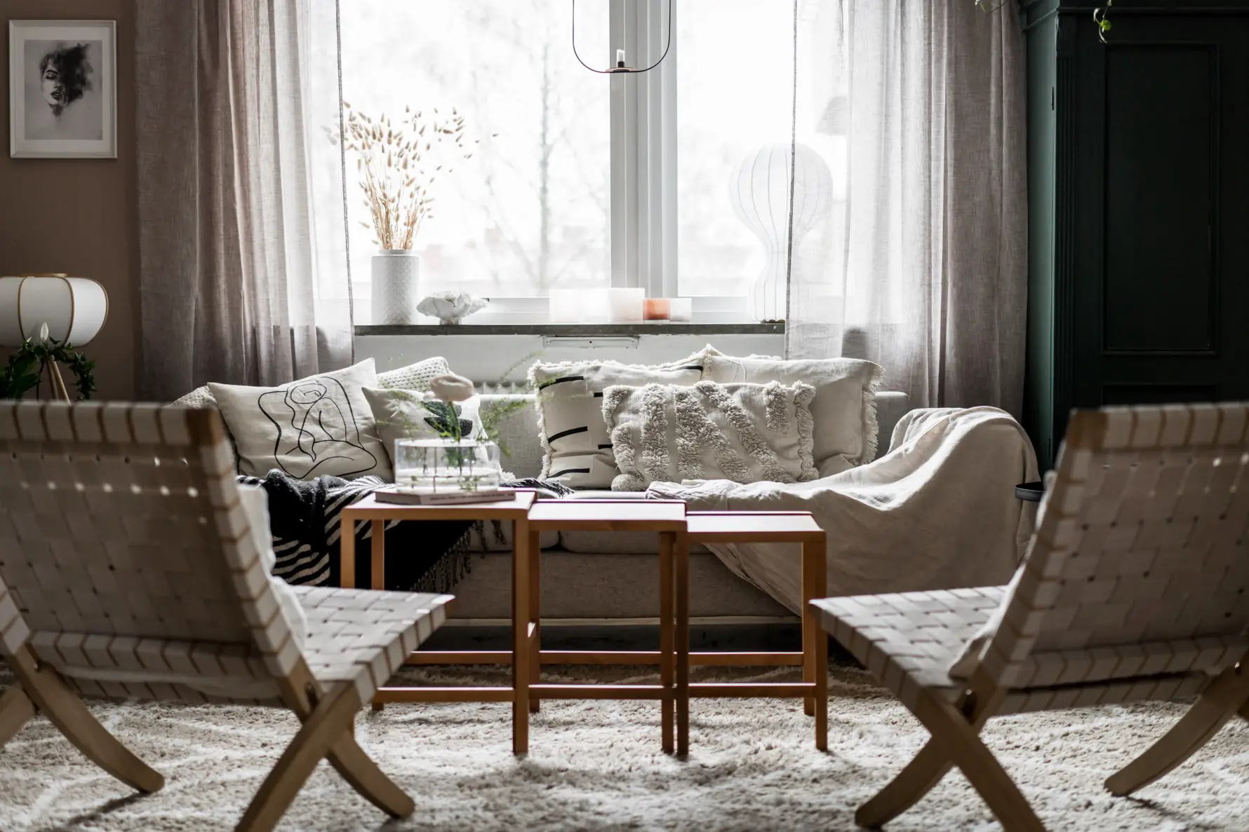 瑞典温馨公寓 | 现代壁炉设计成亮点-3