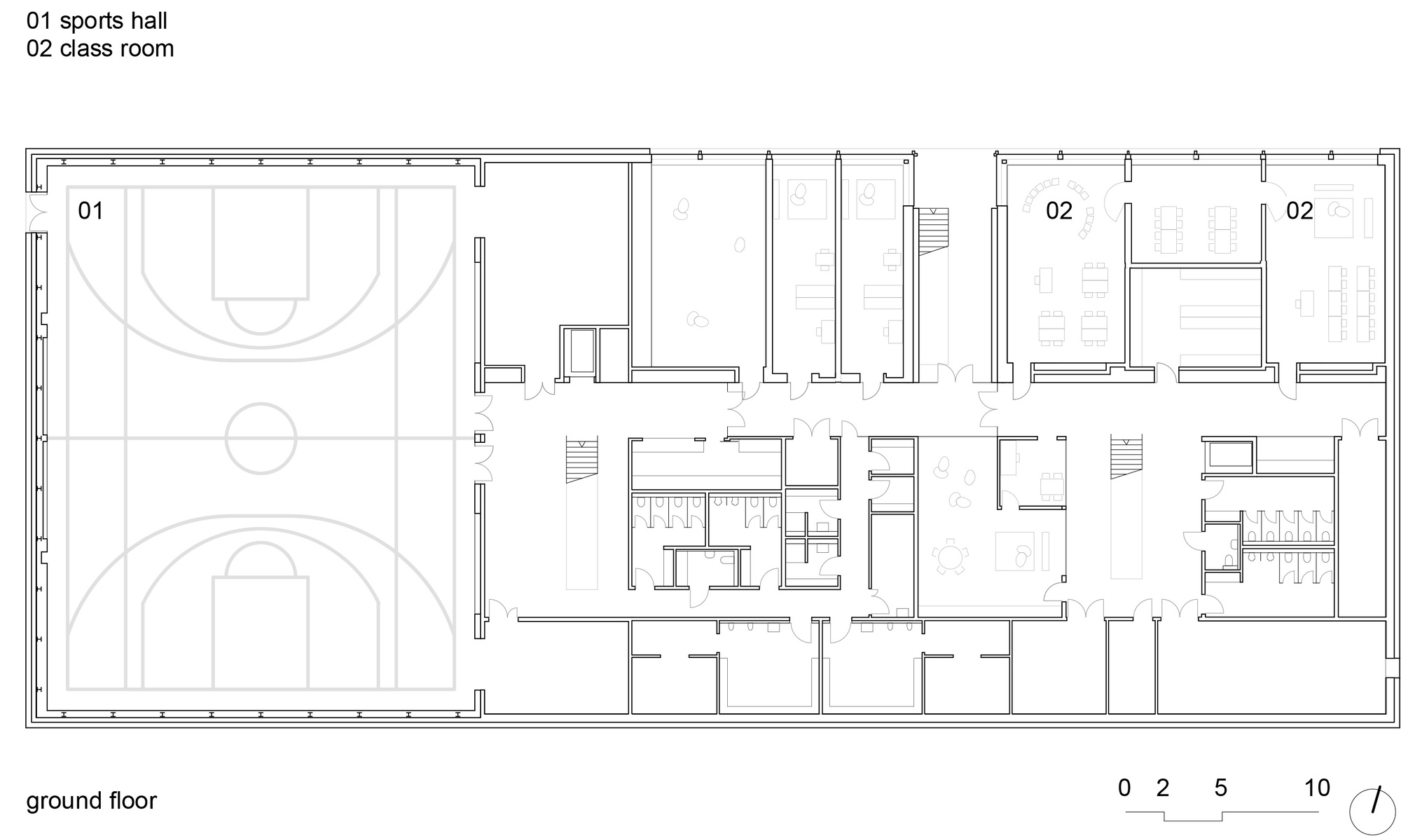 新学校建筑和体育馆丨Switzerland丨Rykart Architekten AG-20
