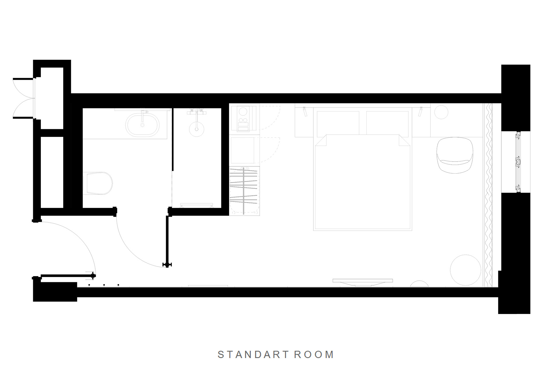 Ibis Styles 酒店客房设计丨STUDIO SOO-3