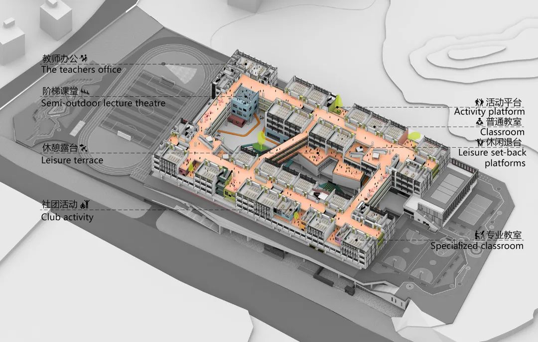 深圳市龙华区行知中学丨中国深圳丨筑博设计联合公设-84