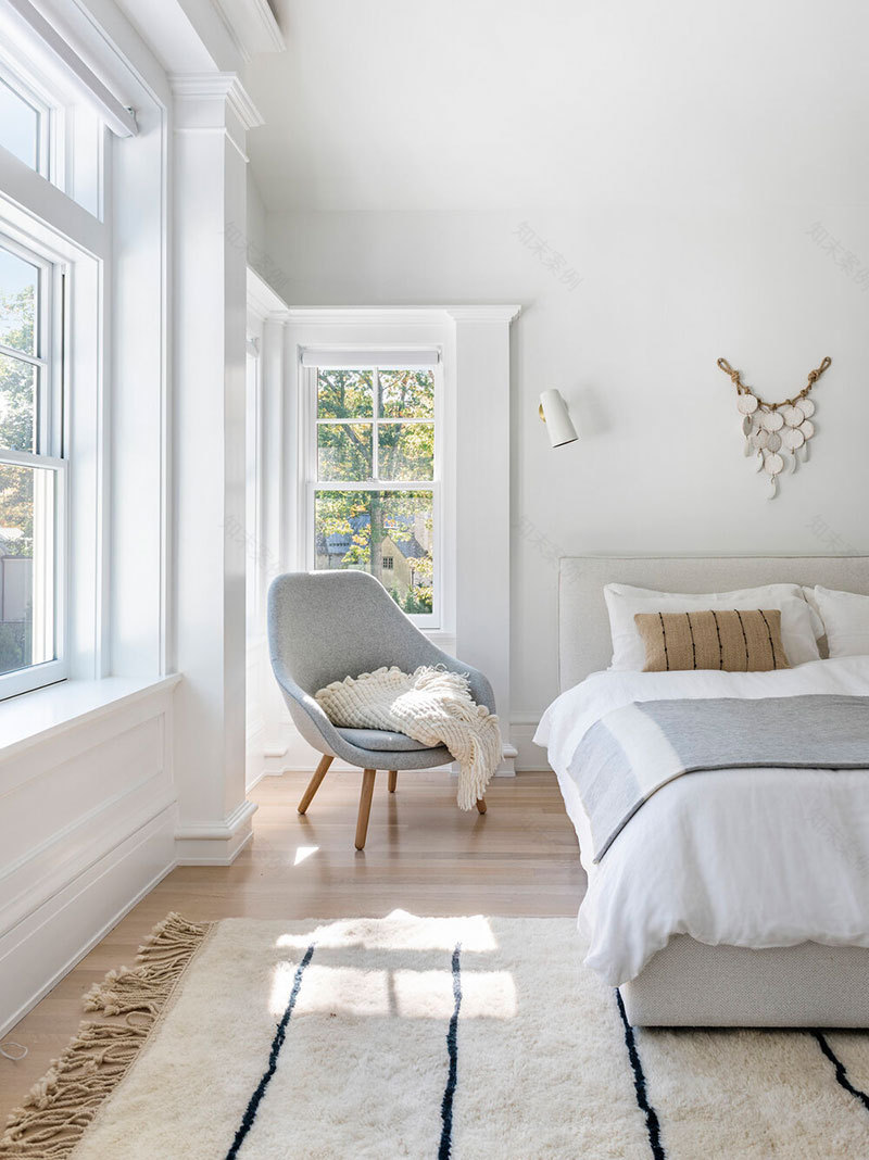 波士顿蓝色客厅美丽后院住宅设计-24