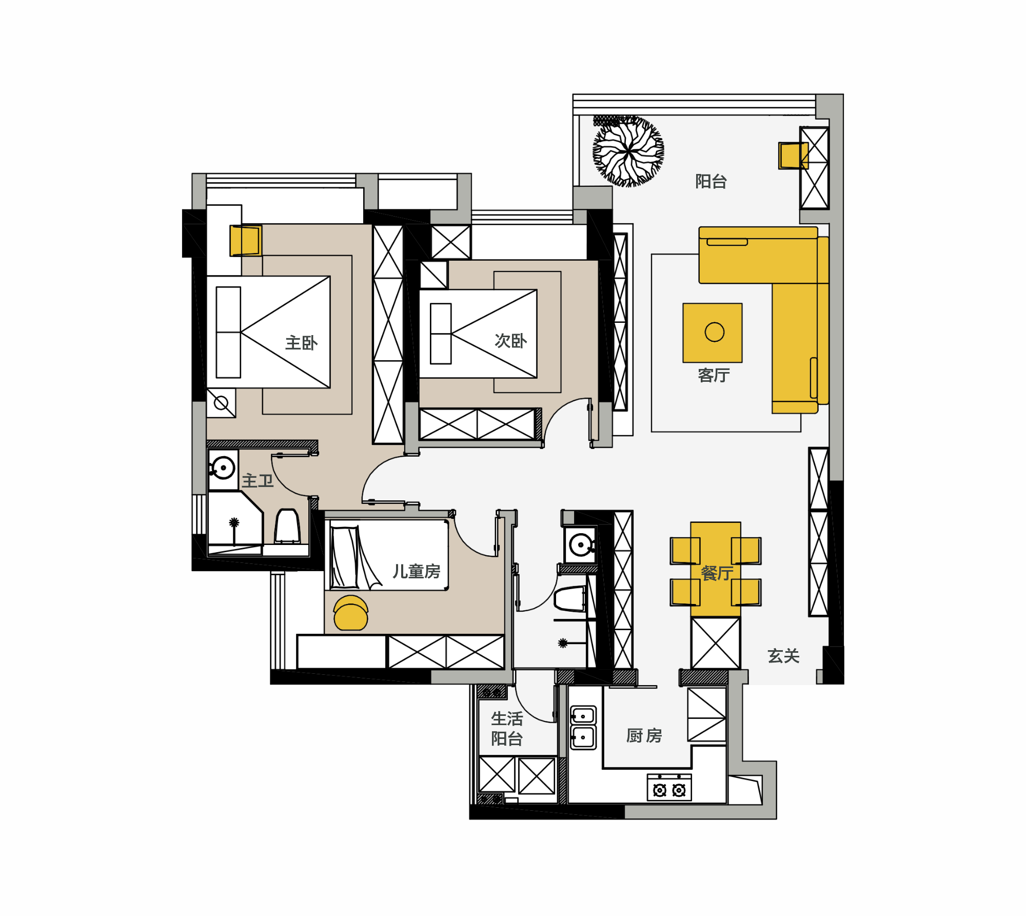 植觉 · 成都东湖长岛现代风格住宅设计丨中国成都丨成都宏福樘设计-18