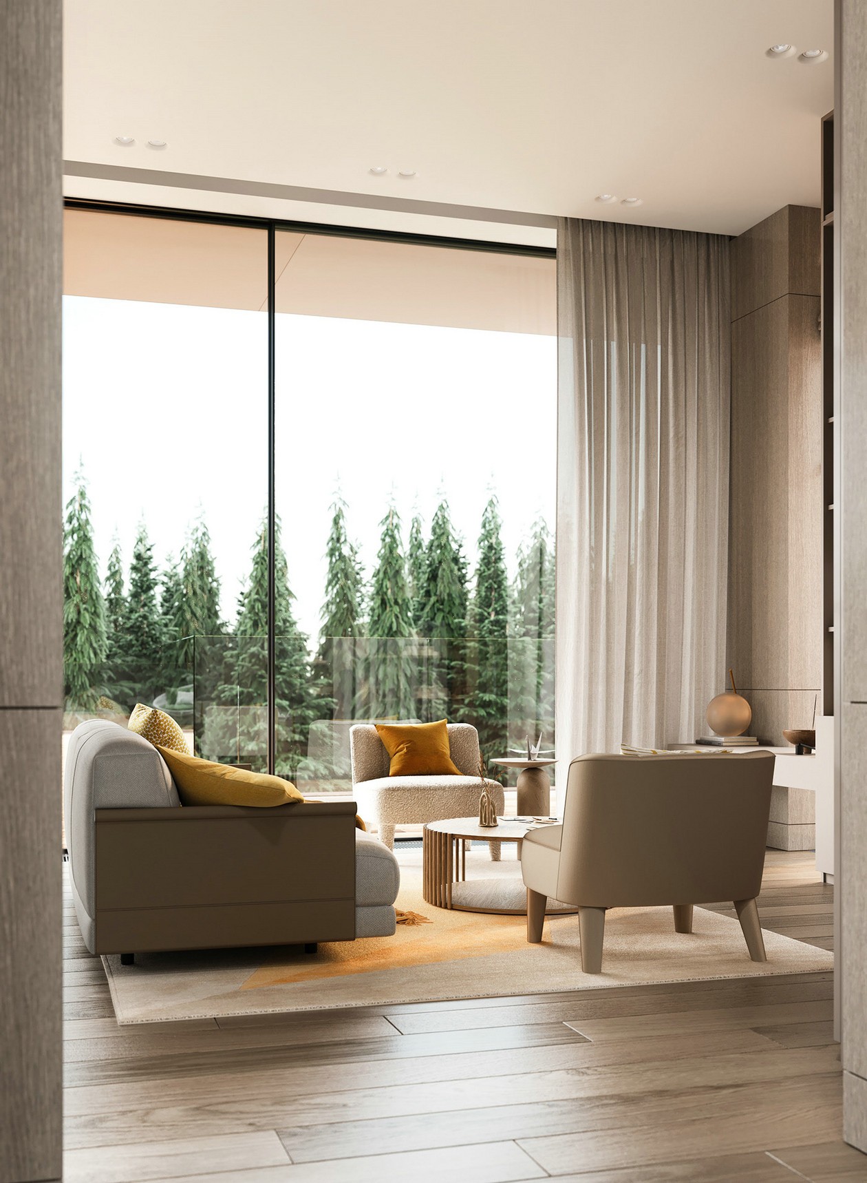 格里博沃私人豪宅设计丨俄罗斯-40