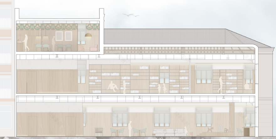 精神·茶包容游戏室
注:ETHOS常见释义为精神、气质、风气 ,由于没有更多的语境,这里按常见释义翻译TEA直接译为茶 INCLUSIVE PLAYROOM可理解为包容(性)的游戏室 -32