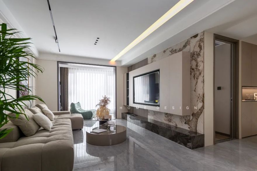 十里桃源舒适三室住宅设计丨上舍设计-17