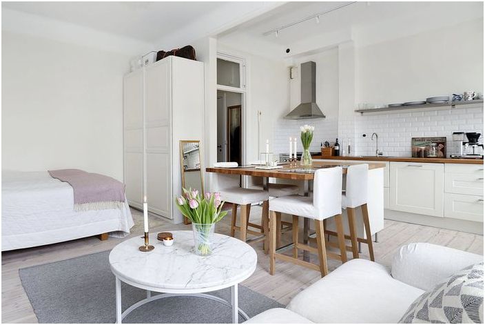 30平米年轻女孩优雅风小公寓设计-6