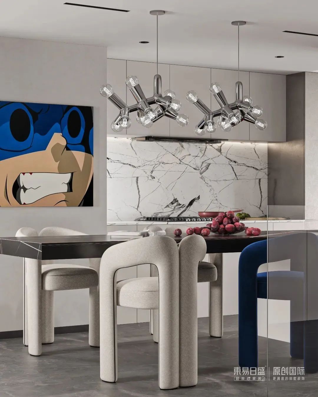 一屋子的简洁，一生活的舒适——300㎡极简风豪宅装修-17