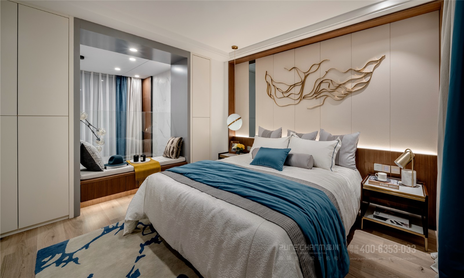 118㎡融汇·现代复式样板房  品川设计-品悦公装-6