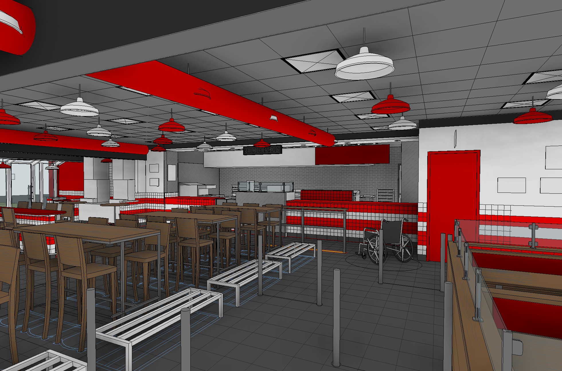 Five Guys· Penrith 快餐店设计丨澳大利亚新南威尔士丨Design Partnership Australia-74