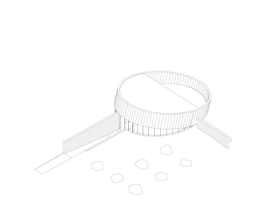 智利森林中的 Moholy 冥想空间丨José Peña-21