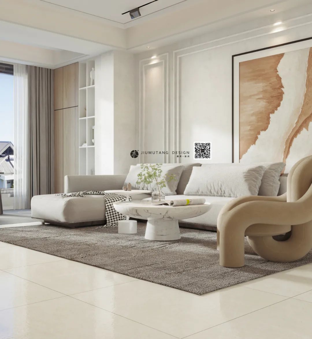 恒大城初秋微凉,现代简约治愈系住宅-12