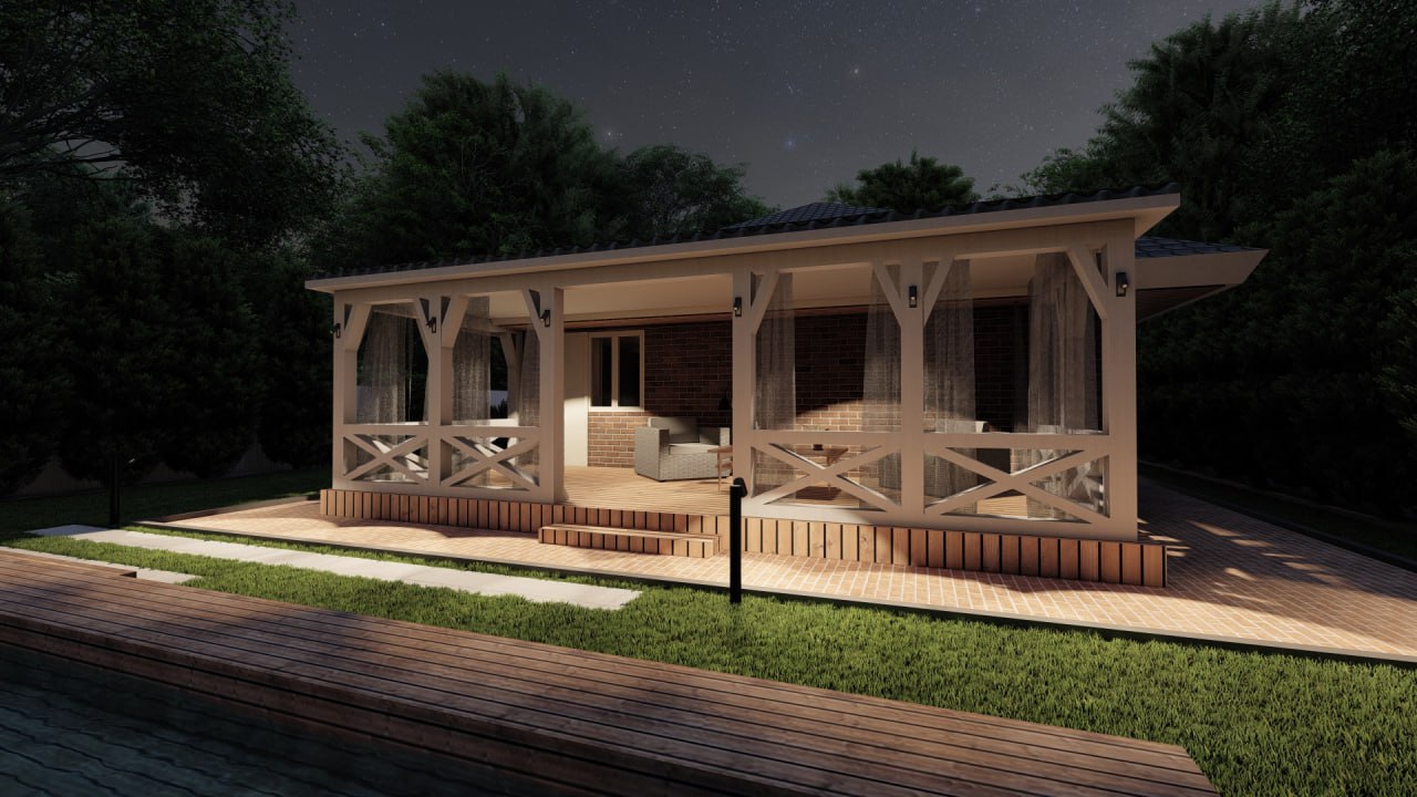 Ландшафтный проект участка 4 сотки в Краснодарском крае-6