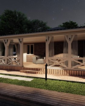 Ландшафтный проект участка 4 сотки в Краснодарском крае