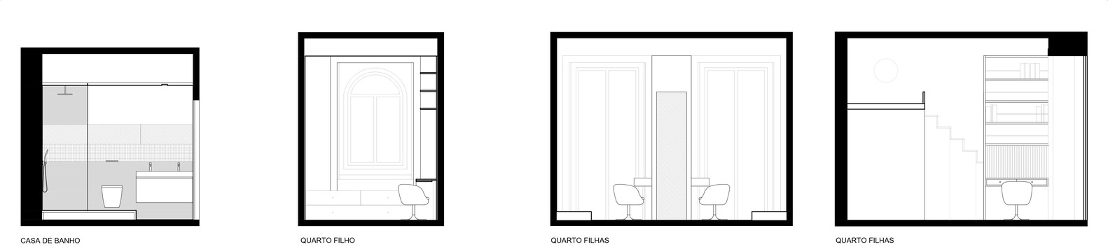 葡萄牙里斯本现代简约家庭公寓设计丨CFarquitetos-24