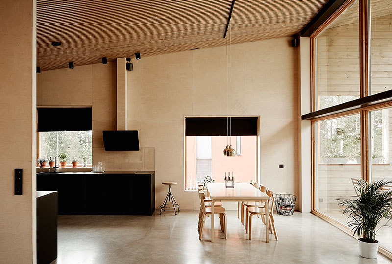 芬兰自然中的家庭别墅-7