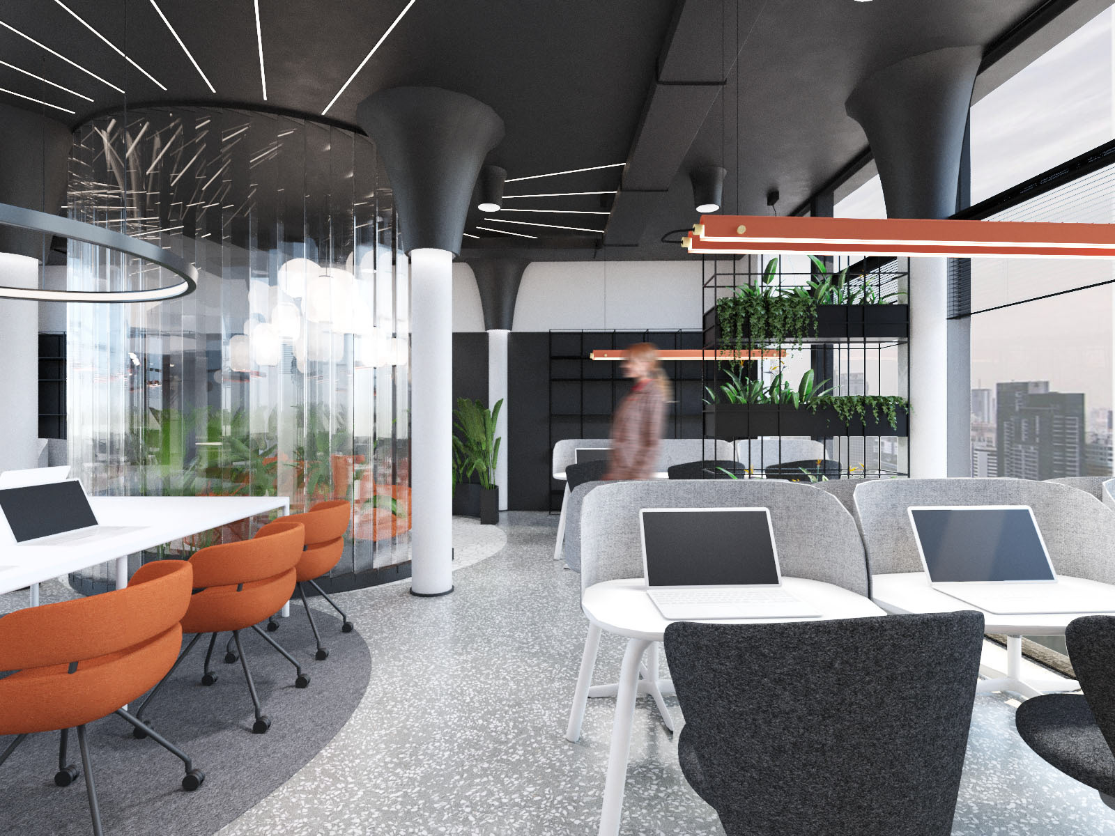 Lviv 公交站 Coworking 区开发-4