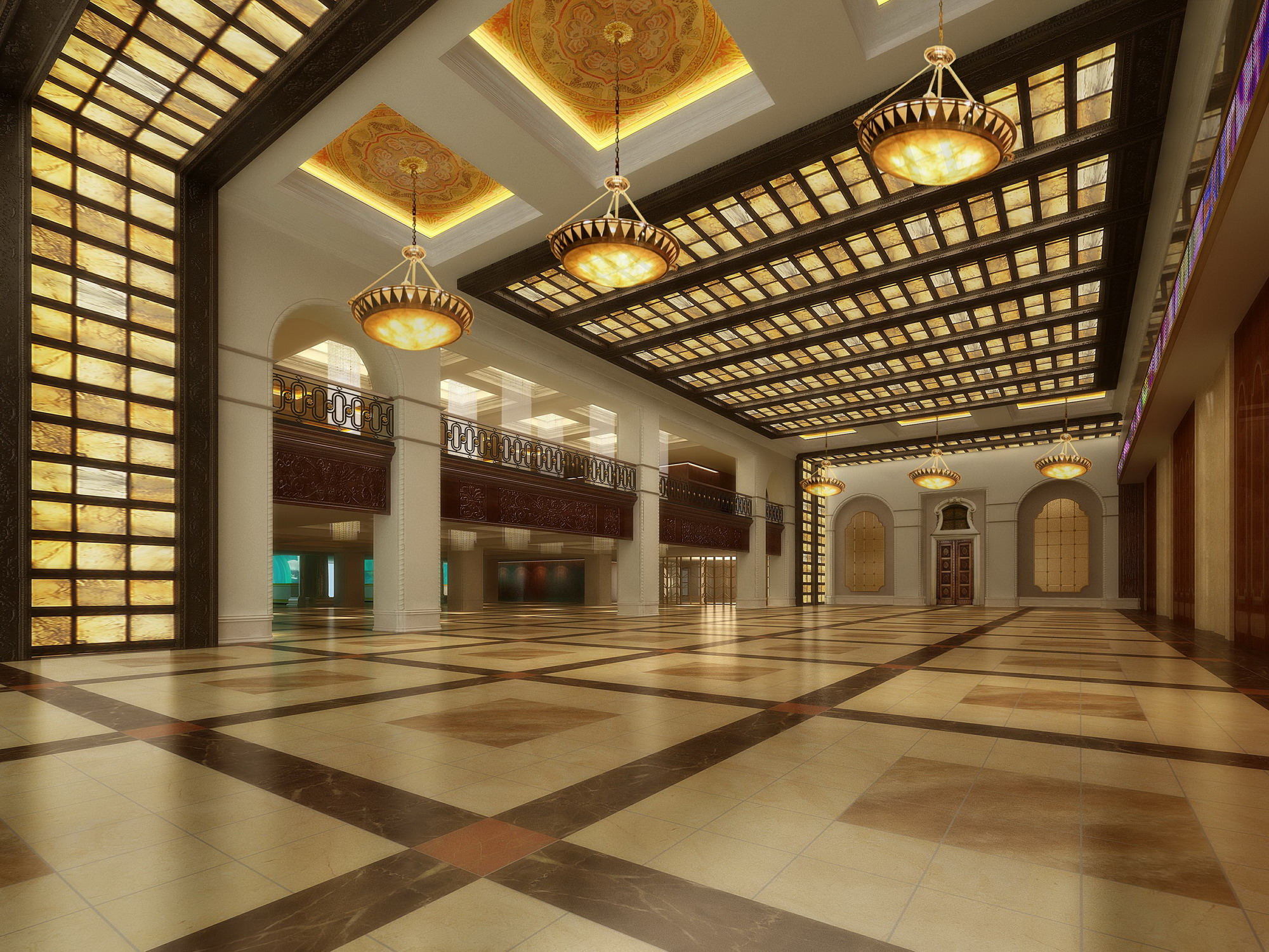 蒙古风情酒店设计 工装设计-2