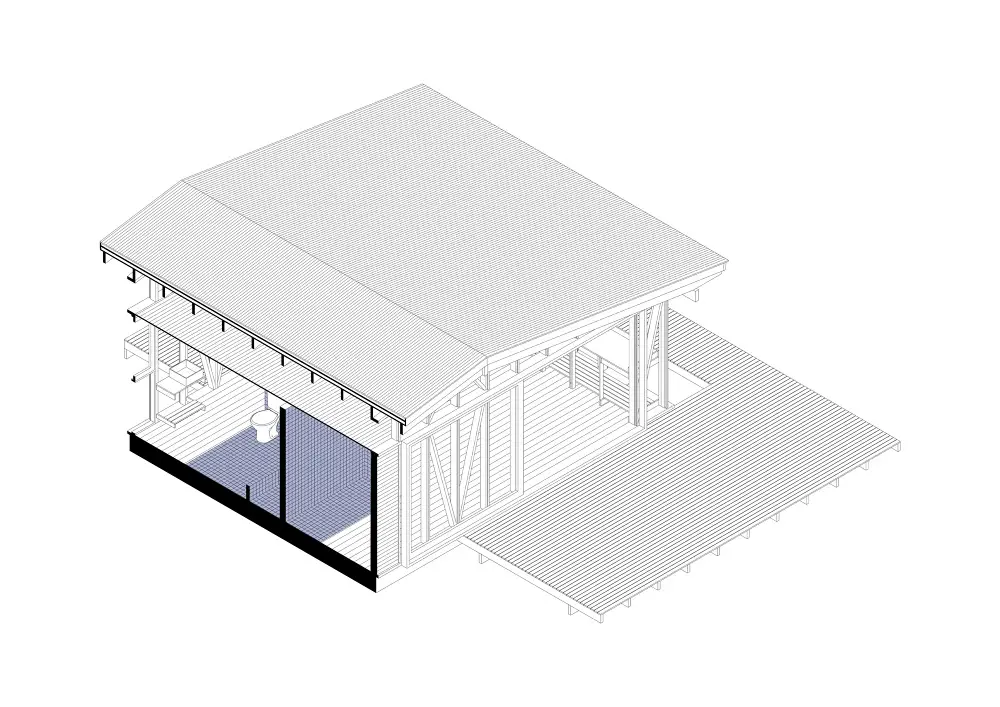 乌拉圭 50m2 玻璃木屋 | 建筑师夫妇的自然栖居-2