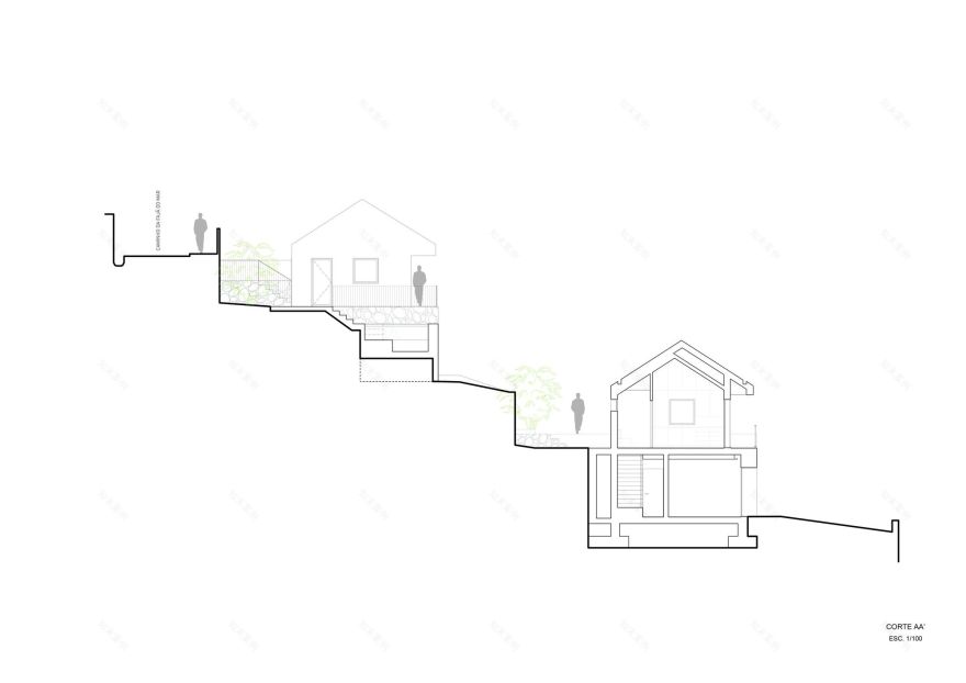 悬崖上的两所房子丨葡萄牙丨tabaibo atelier-45