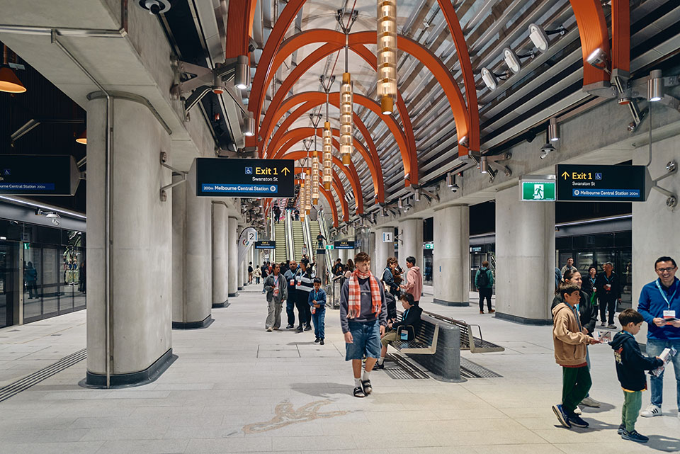 澳大利亚墨尔本地铁隧道项目丨HASSELL,WW+P建筑事务所,RSHP-142