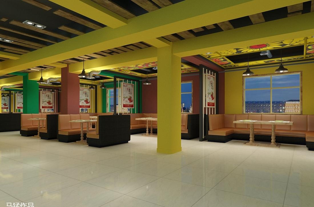 
周口火锅店装饰装修设计方案 -3