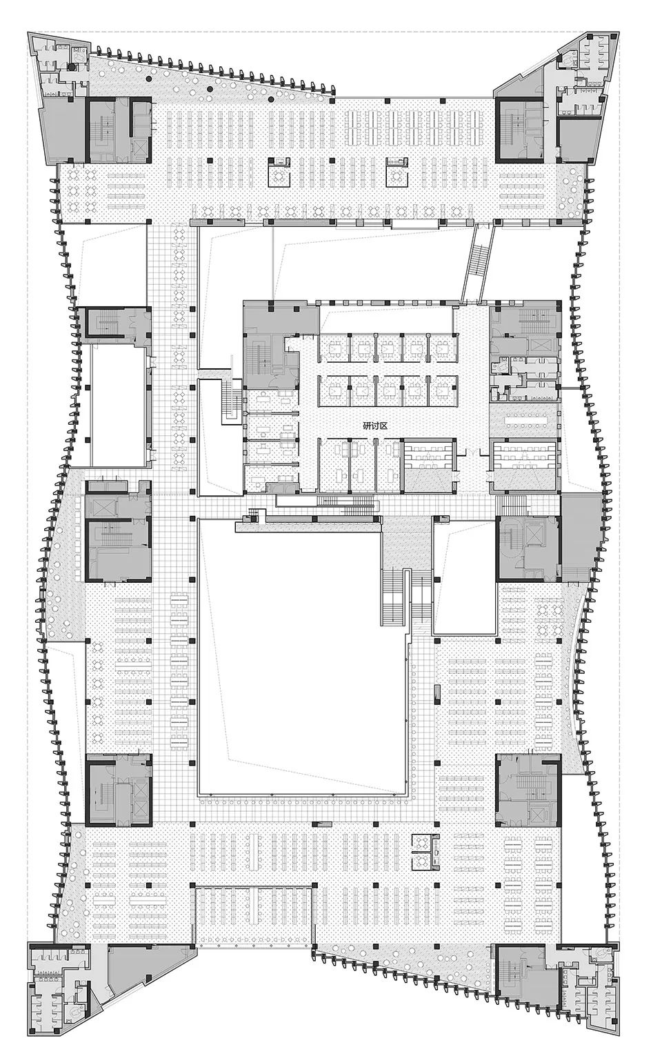 北京工业大学逸夫图书馆改扩建工程室内丨中国北京丨WAU建筑事务所-90