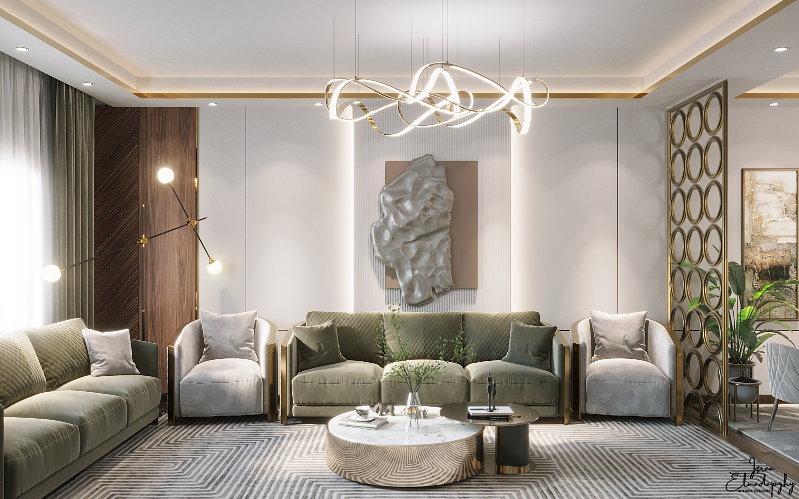 豪华室内接待处-2