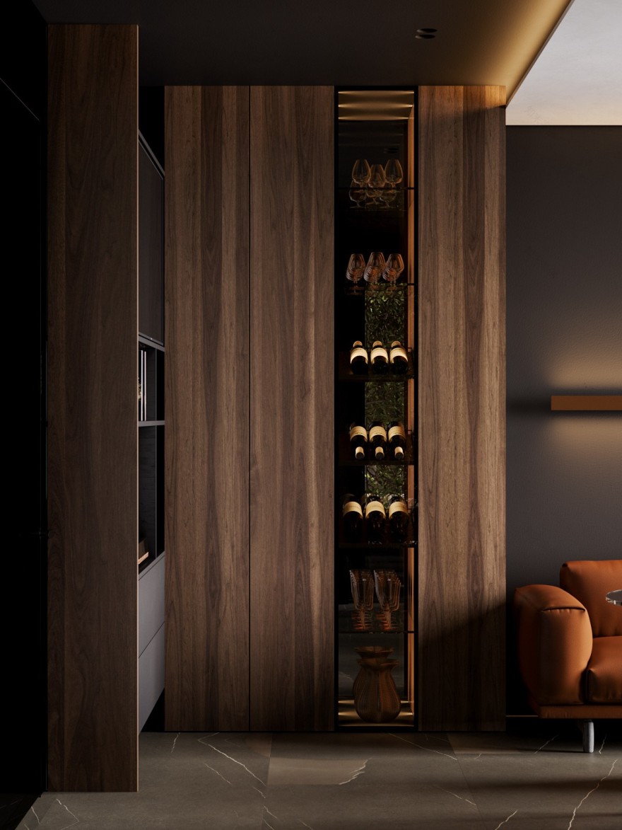 黑棕复古配色空间设计-93