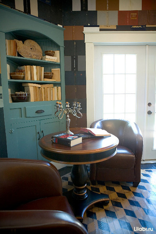 希腊彩色墙面住宅室内设计-13