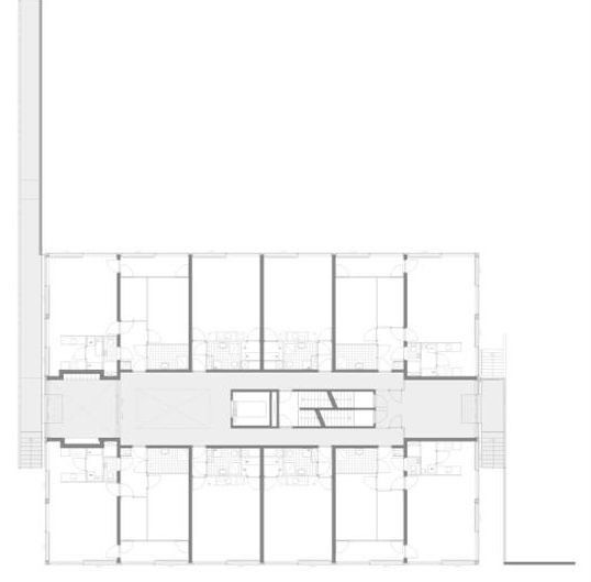 荷兰 Zwolle 市 Hiphouse 公寓楼——玻璃塔中央流通类型的社会住宅-38