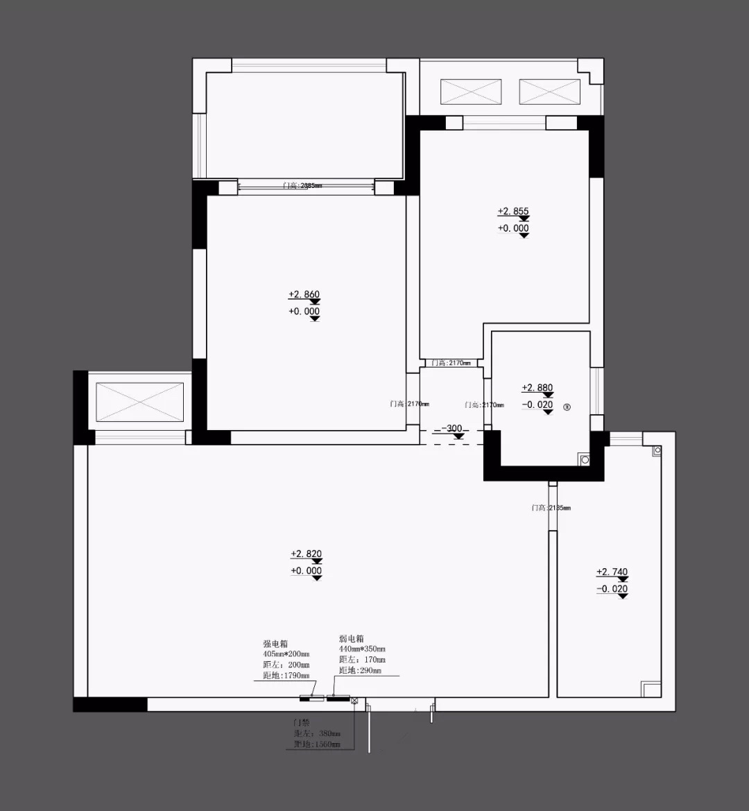 90m²现代北欧风婚房，开放式厨房++ 榻榻米客厅打造多功能空间-14