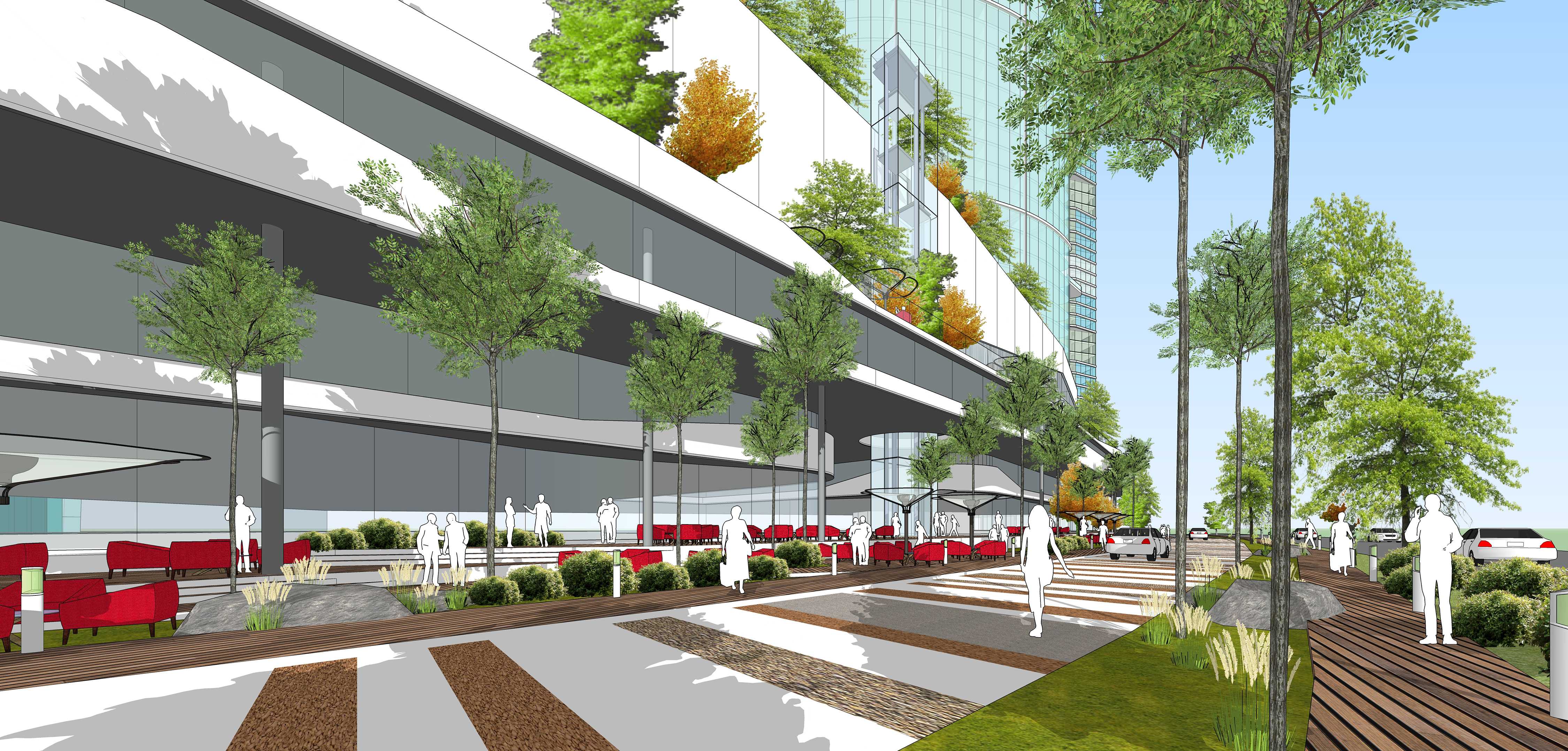 混搭风开发与总体规划 | 多业态综合体设计展示-21