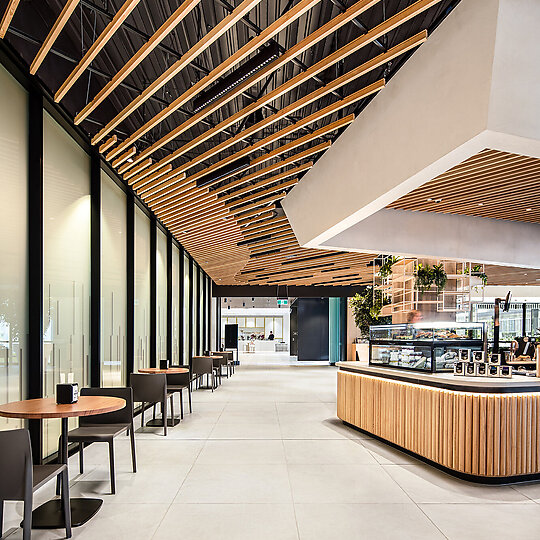 Northern Beaches Hospital - Forest Kitchen (Food Hall) by TORCA | Australian Interior Design Awards-1