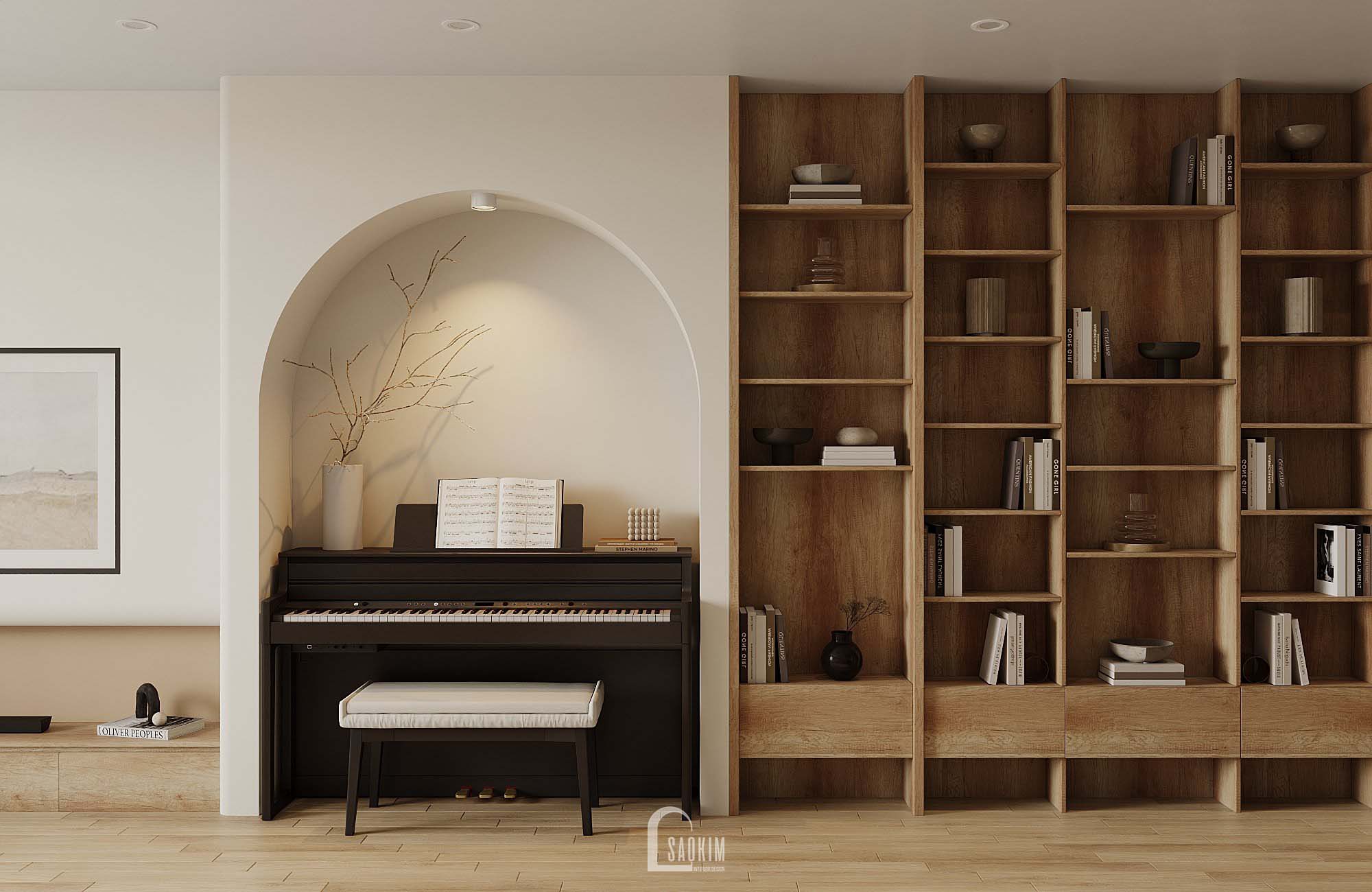 Apartment Design Japandi Style - HaNoi Paragon Project-7