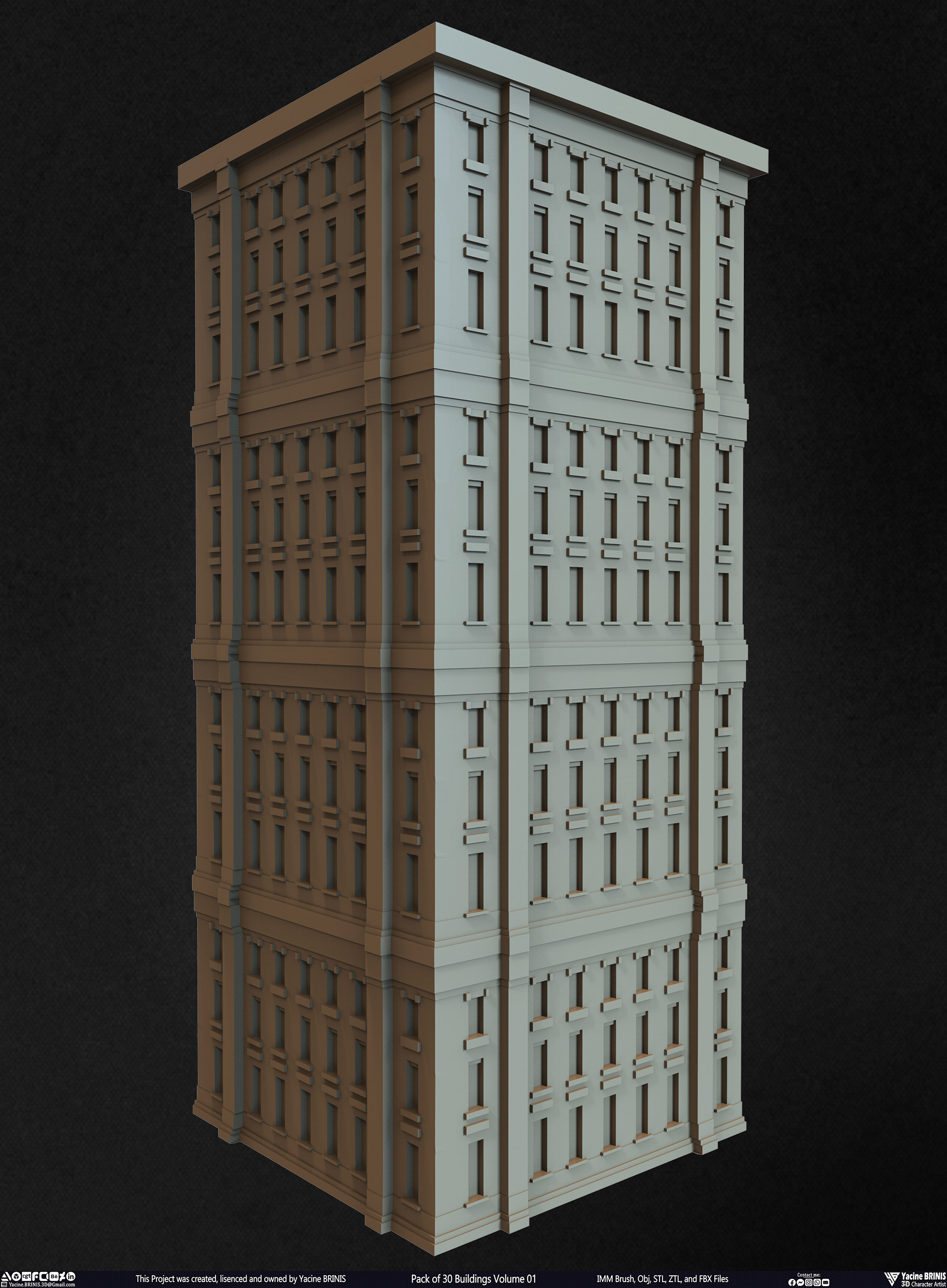 30 座建筑模型包丨Yacine BRINIS-17