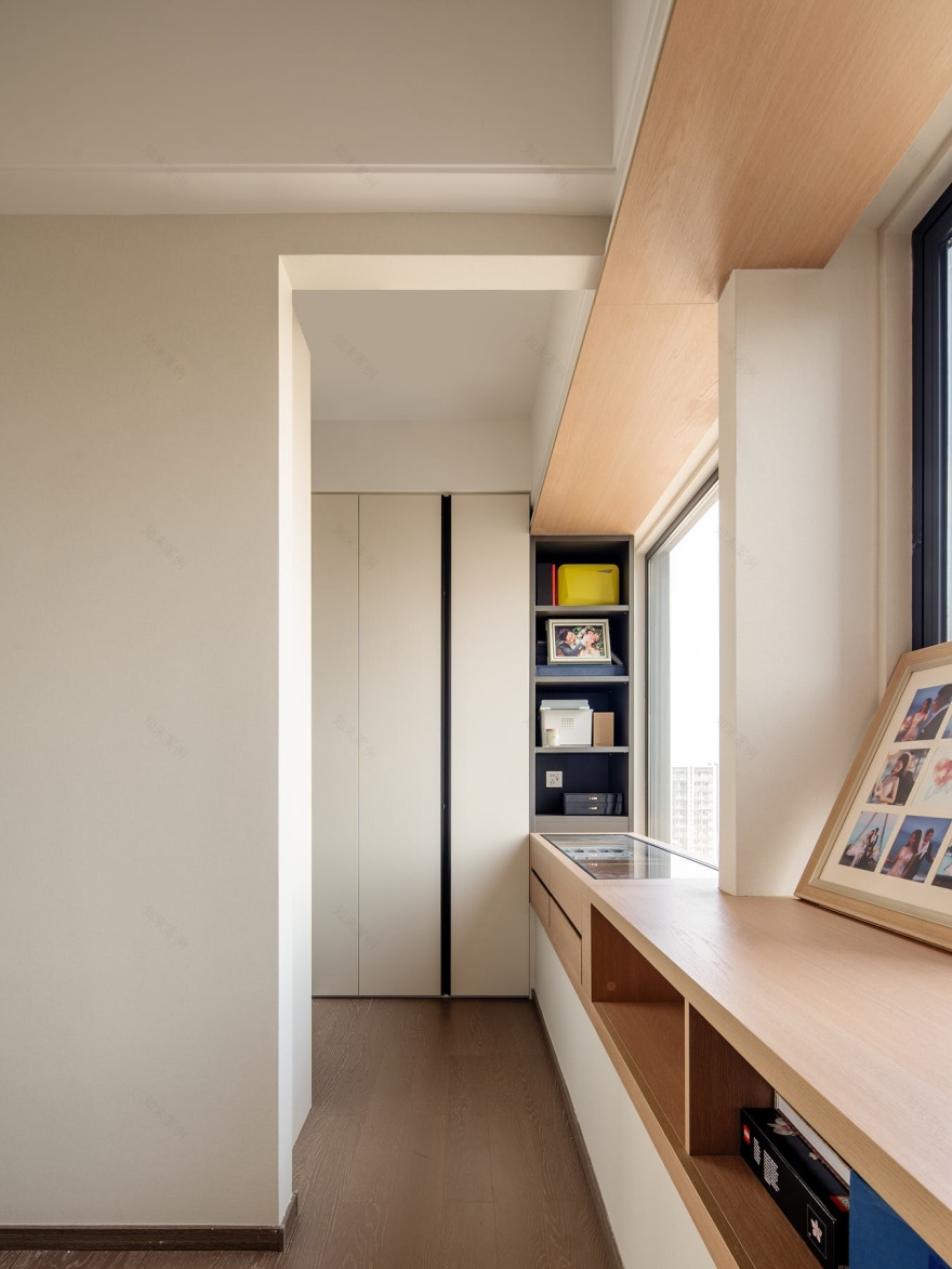 120㎡客餐阳一体化通透动线,藏在极简背后的生活讲究-62