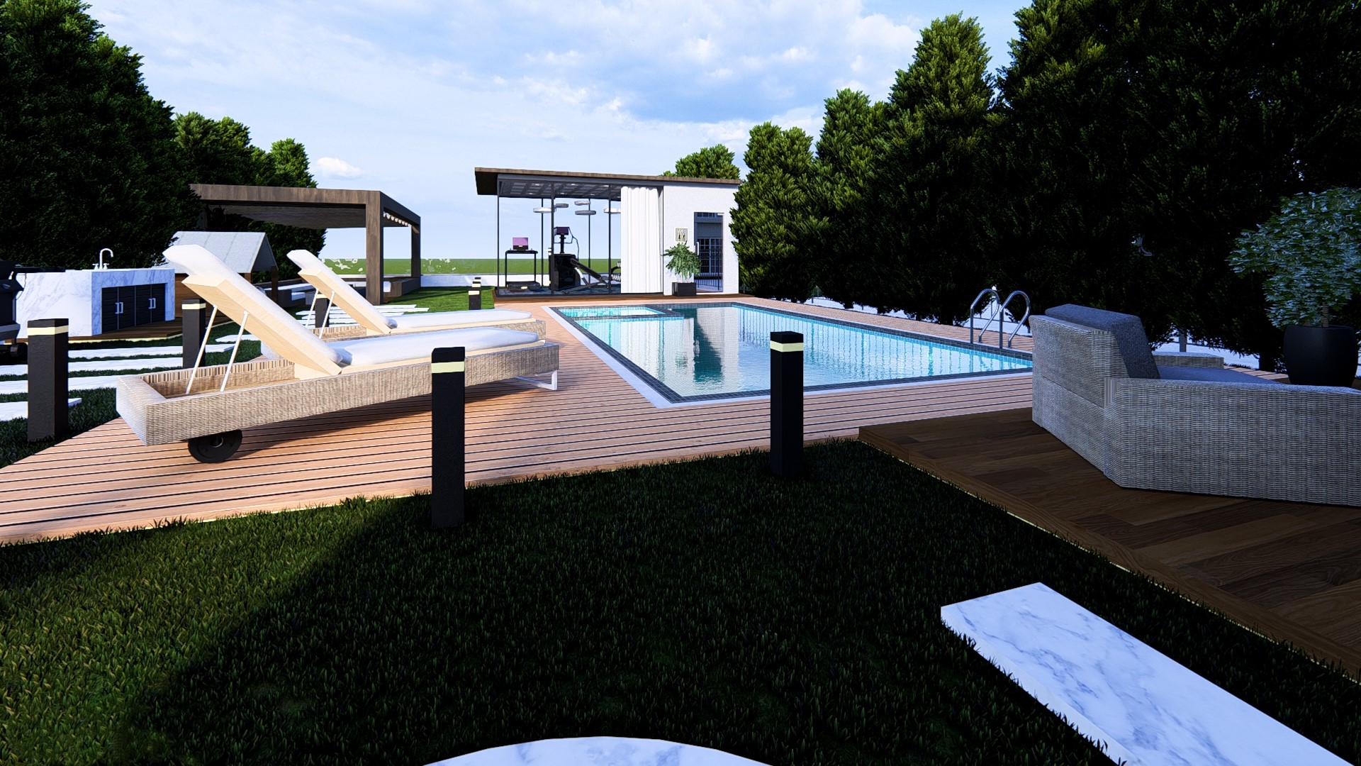 Private Villa in Karma Compound/Sheikh Zayed - Exterior-1