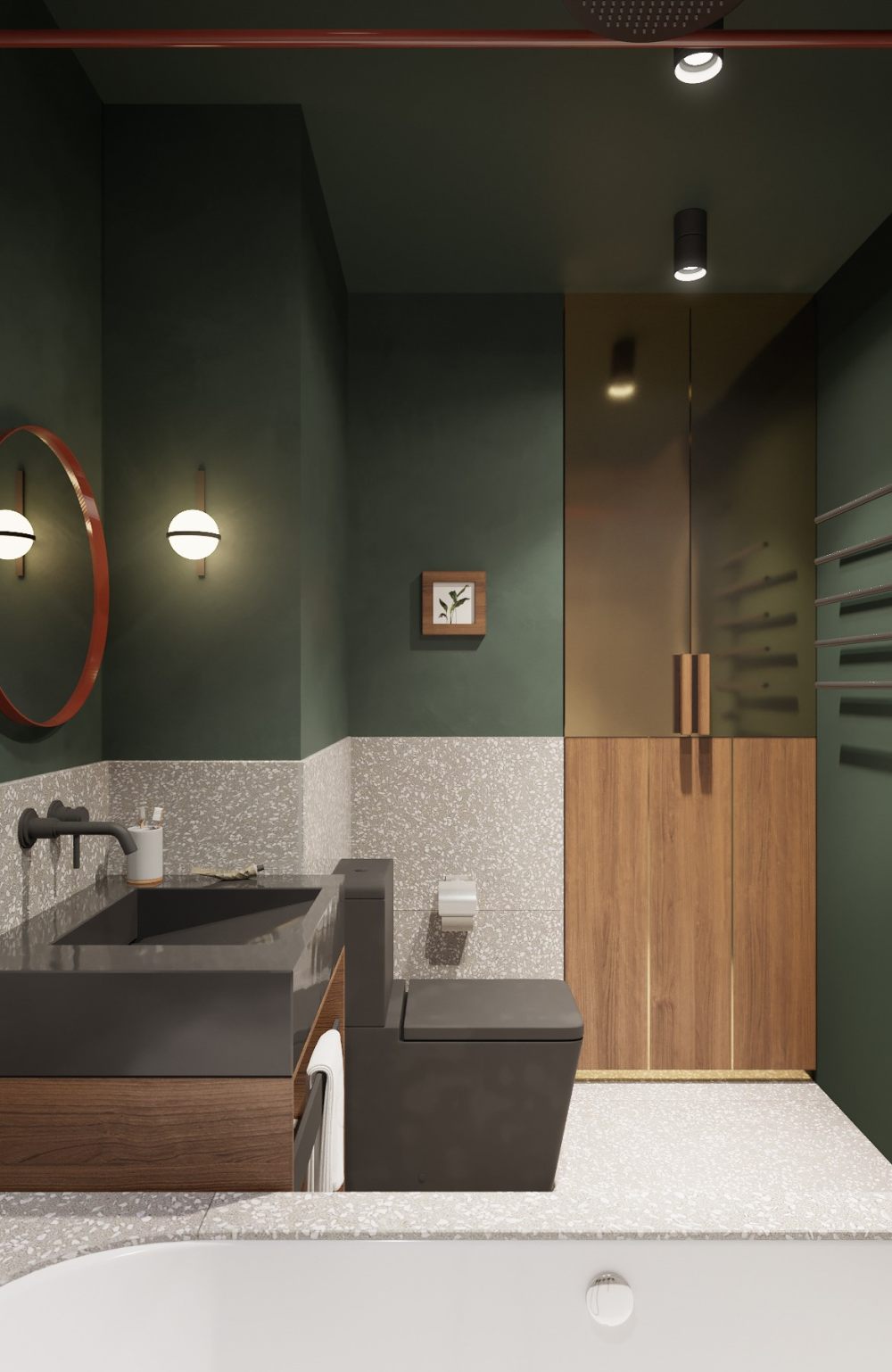 现代简约工业风格住宅设计-11