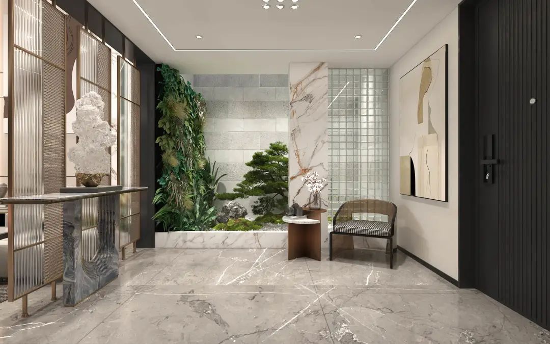 暗咖色系现代轻奢风,369㎡独栋别墅设计-53