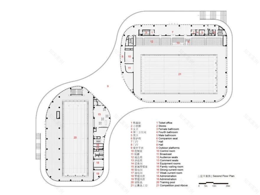 江山市虎山运动公园游泳馆丨中国丨零壹城市建筑事务所-17