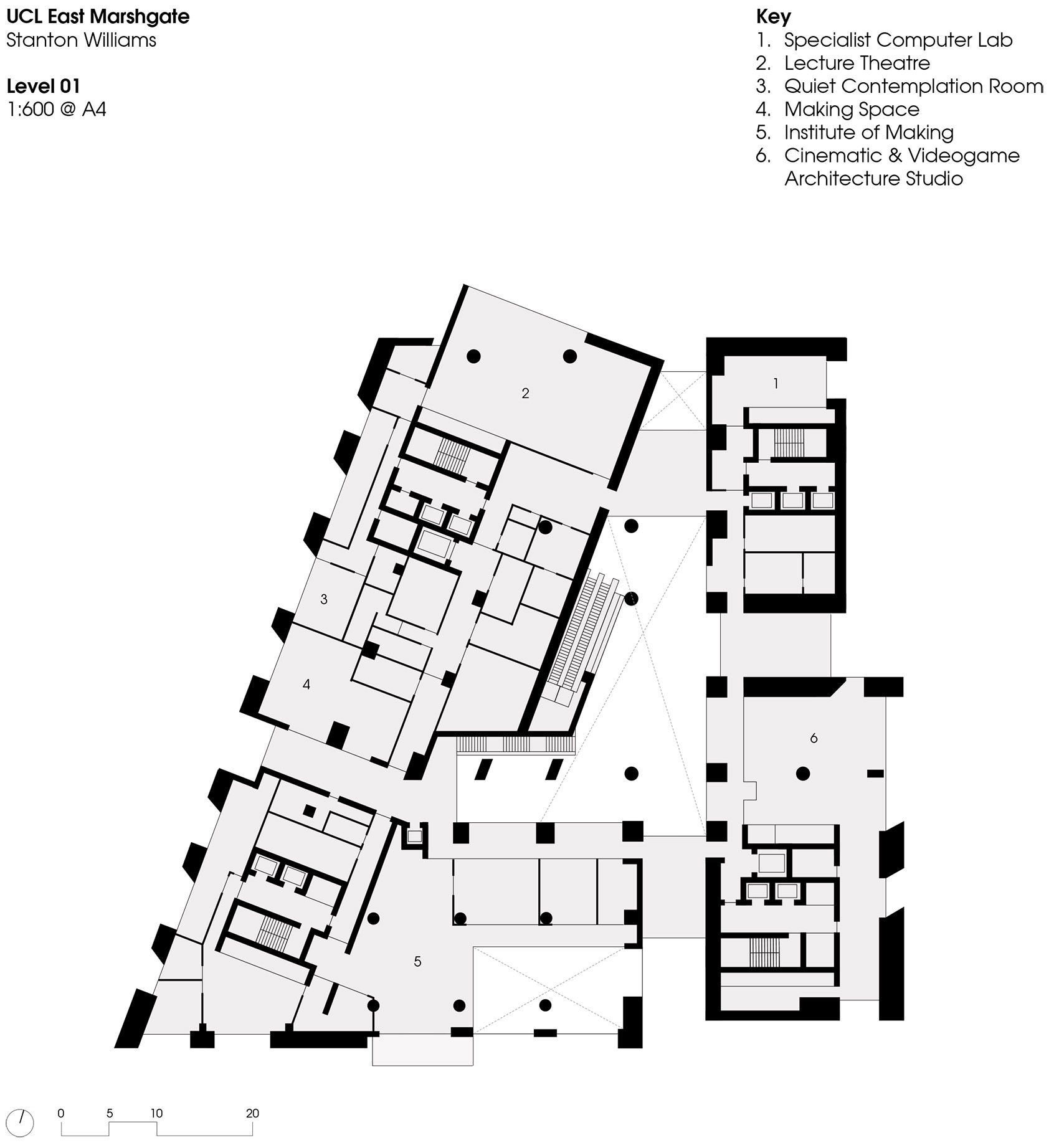 伦敦大学学院Marshgate大楼丨英国伦敦丨Stanton Williams-73