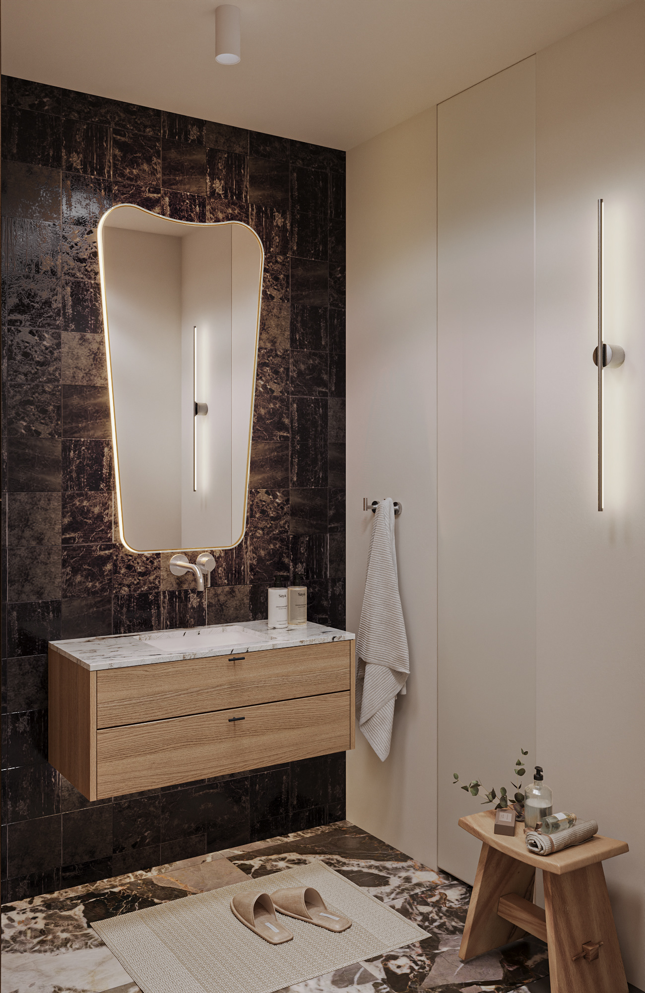 3D Visualization - Korso - 93 m2-31